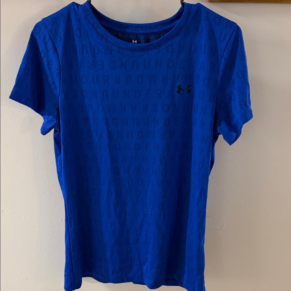 Under Armour Royal Blue Tee with Logo